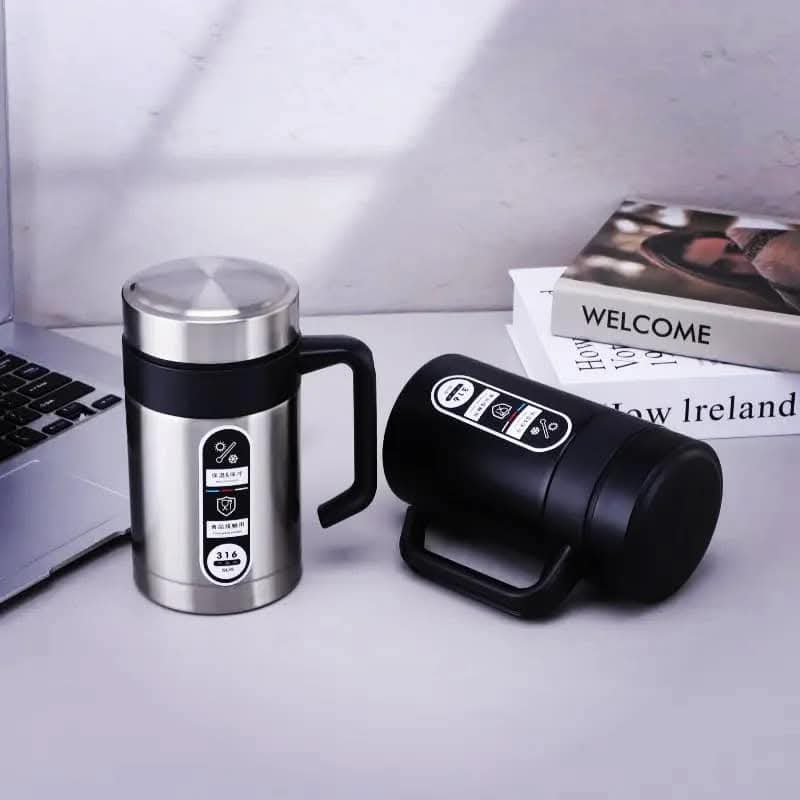 500ml Double Walled Insulated Drinking Mug Vacuum Cup