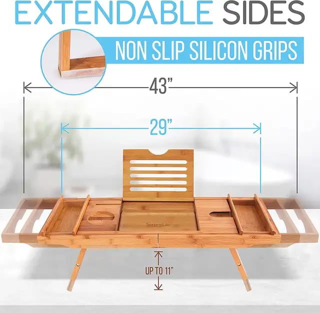 Expandable Bamboo Tray
