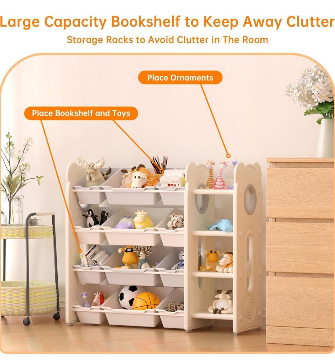 Kids Space Toy Storage Organizer