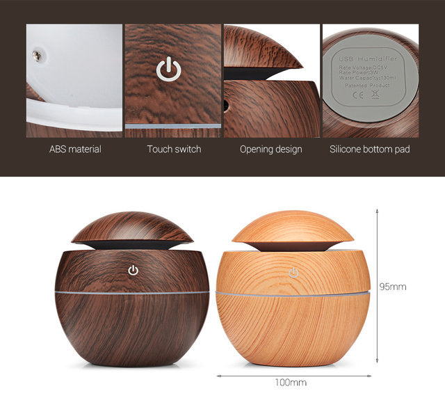 130ml Ultrasonic Air Humidifier