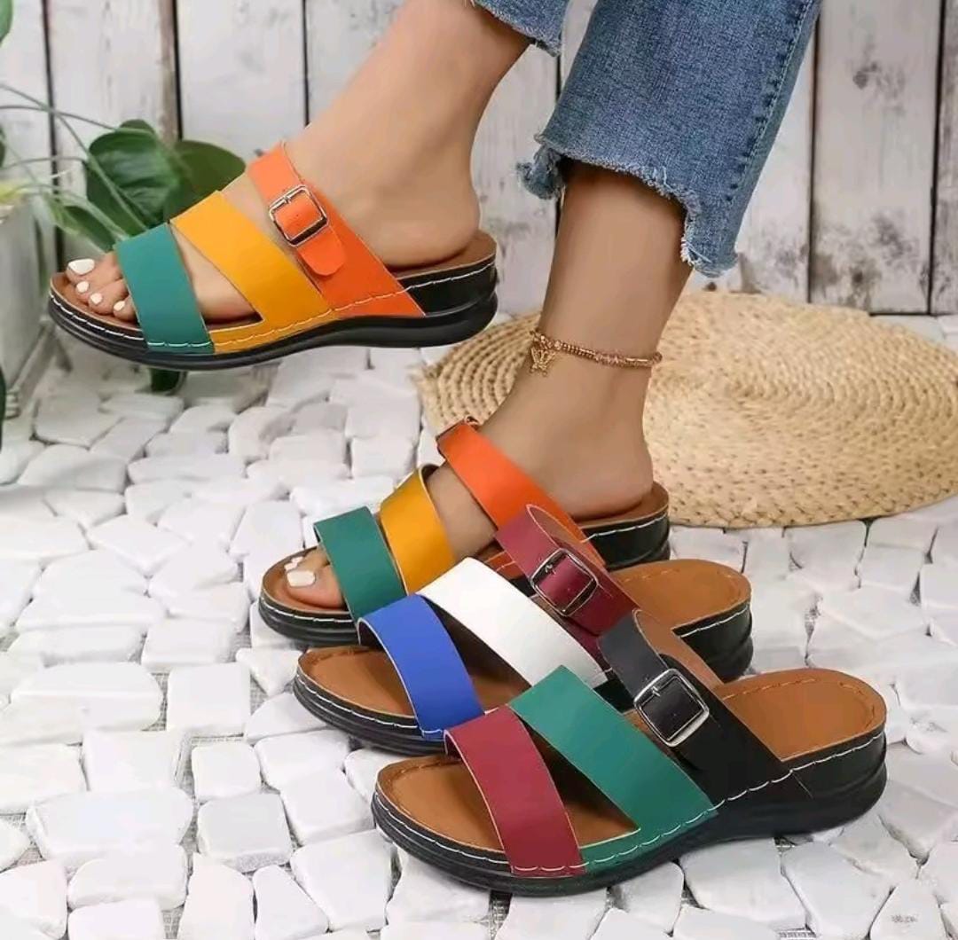 Colourful wedges