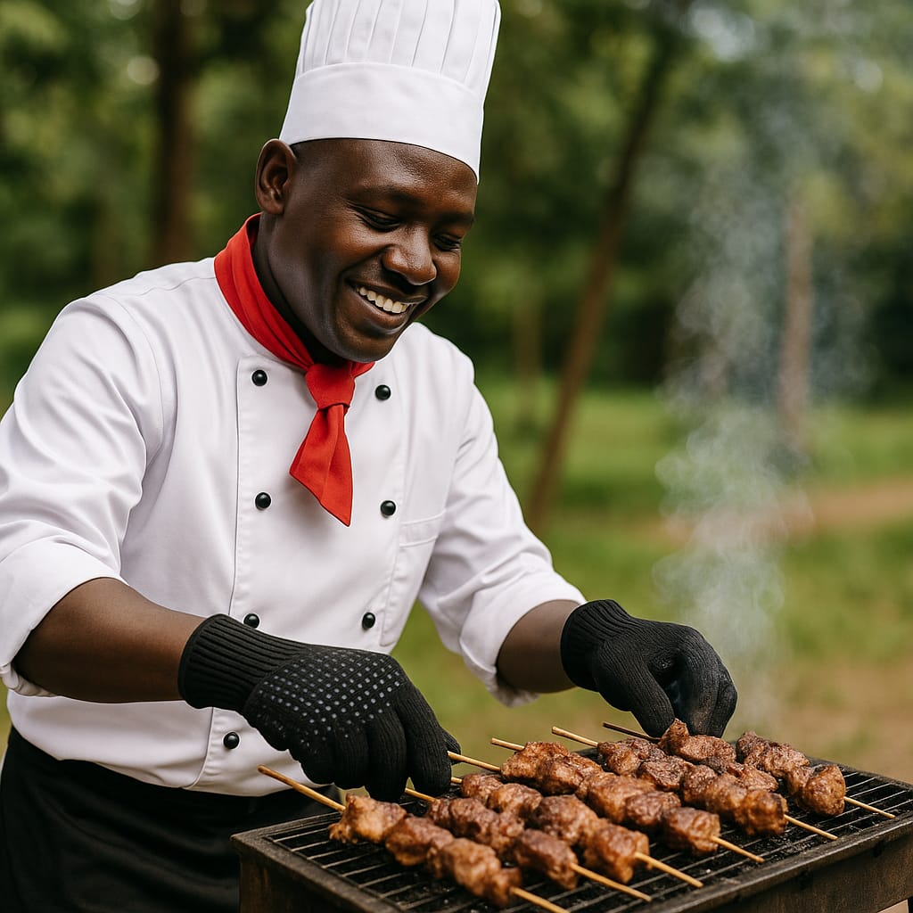 Barbecue Heat Resistant Gloves