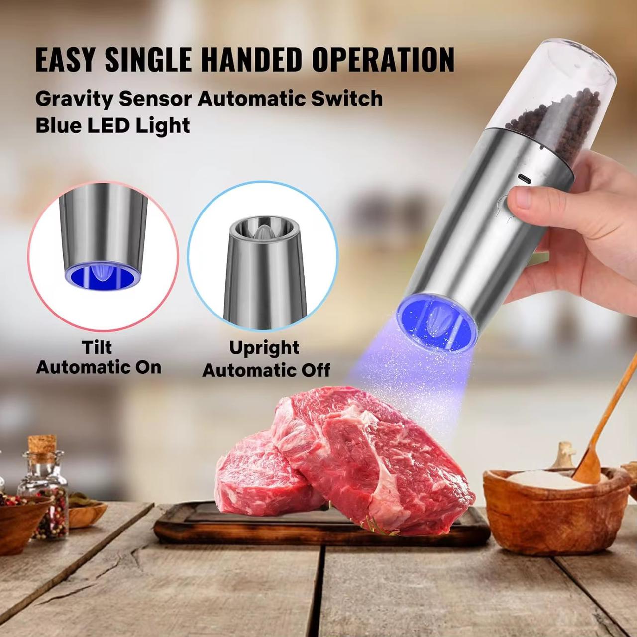 Rechargeable Electric Salt/Pepper Grinder