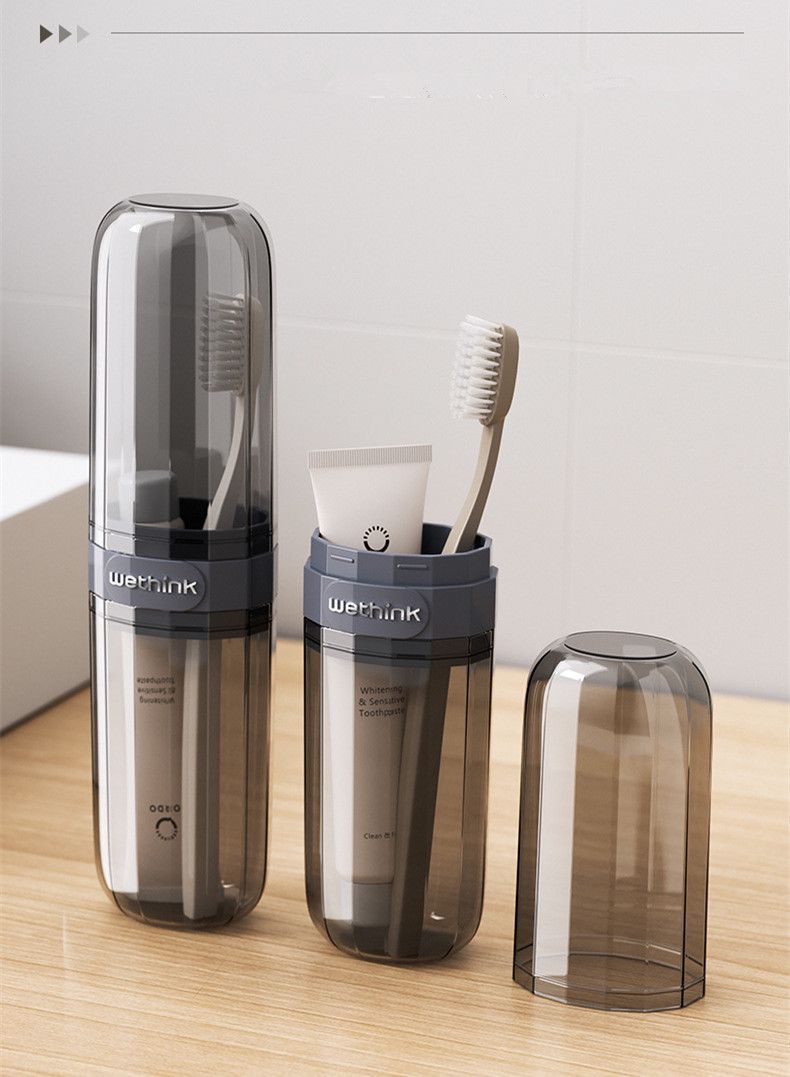 Portable travel toothbrush