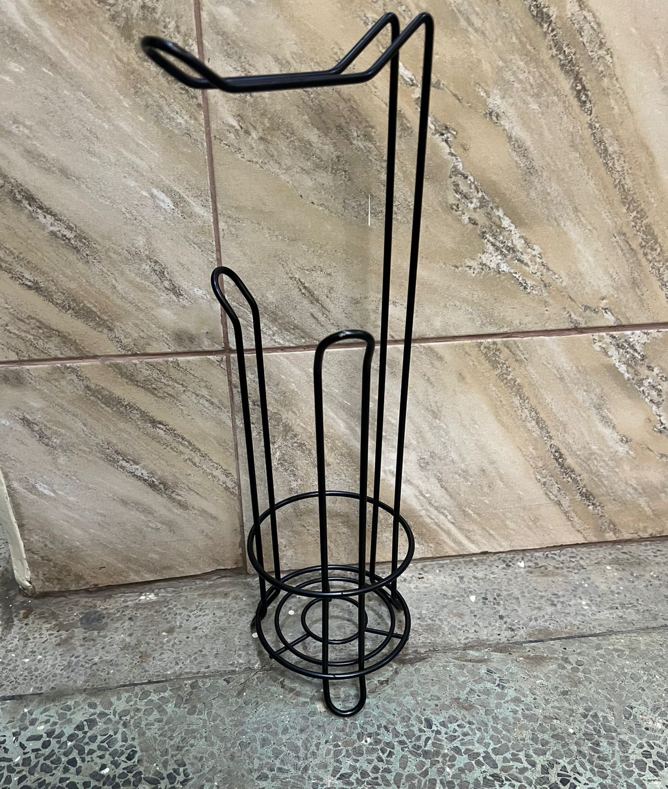 Metallic Toilet Tissue Holder