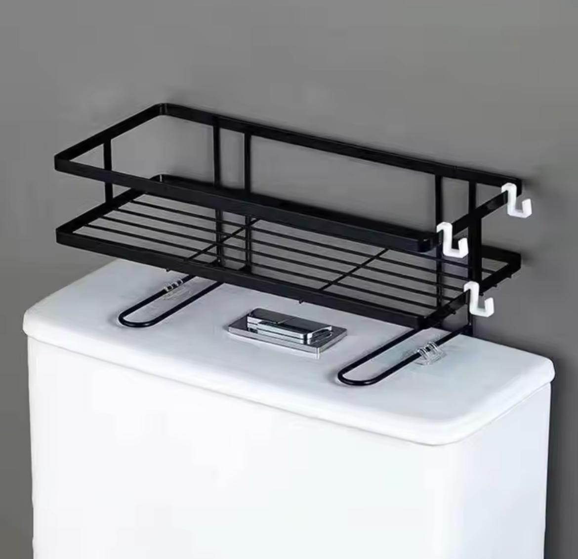 Over the toilet rack