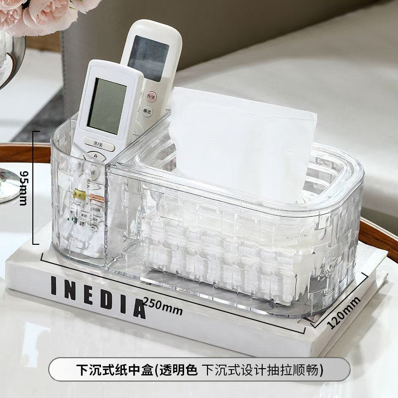 Automatic drop tissue storage box
