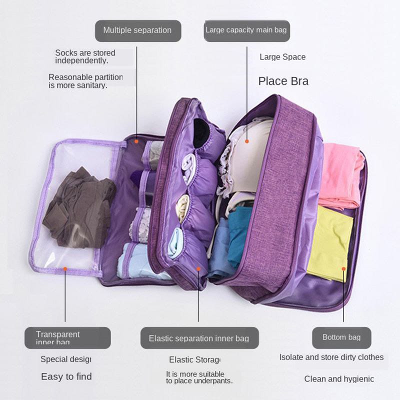 Portable Undergarments Organizer Bags