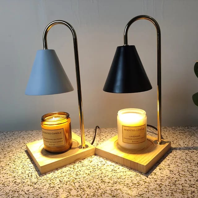 Electric Candle Warmers with Wooden Base