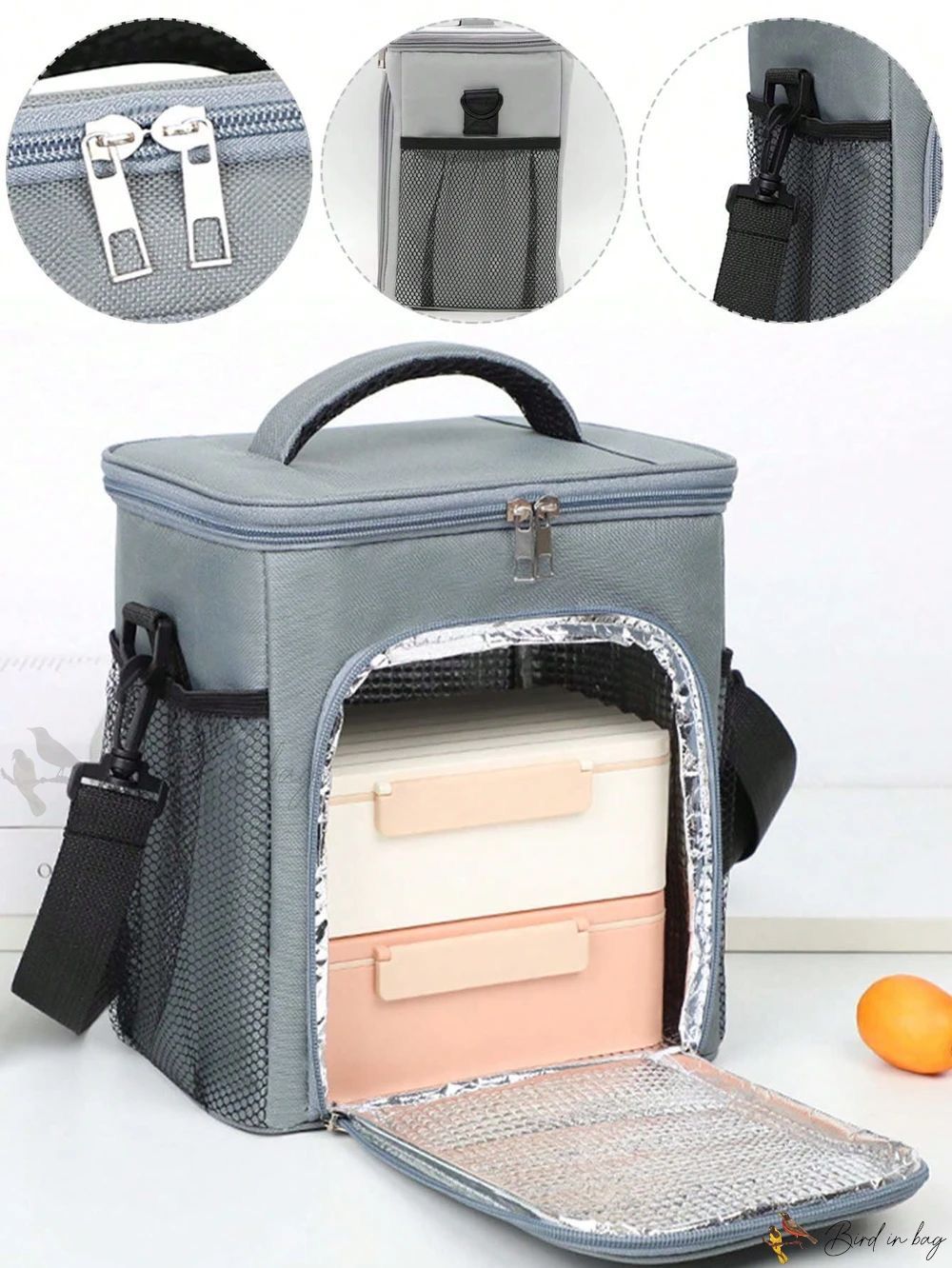 Premium 2 Compartment Insulated Lunch Bag