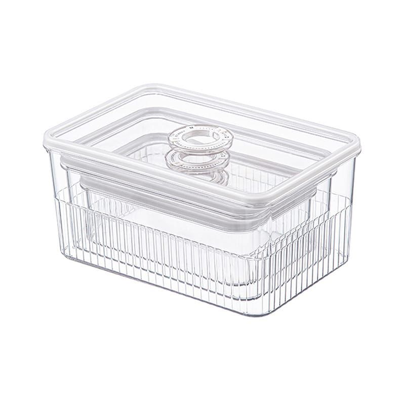3pcs Set Acrylic Transparent fridge Organizers