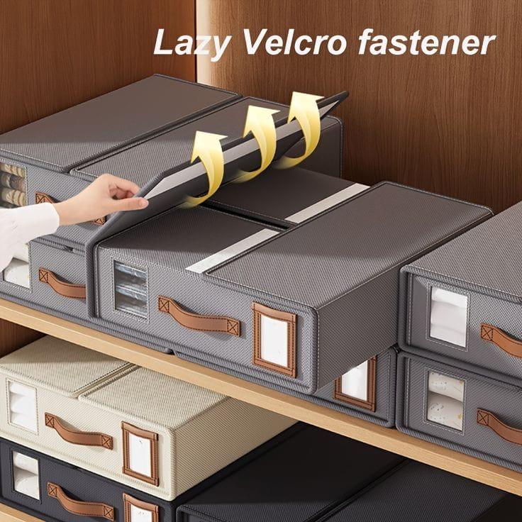Stackable Fabric Closet Storage Organizer Box
