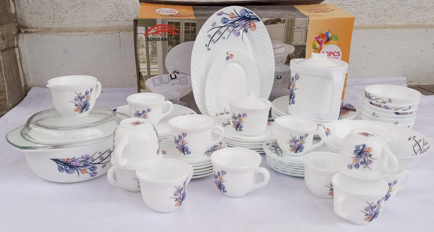 58pcs Set Ceramic Dinnerset