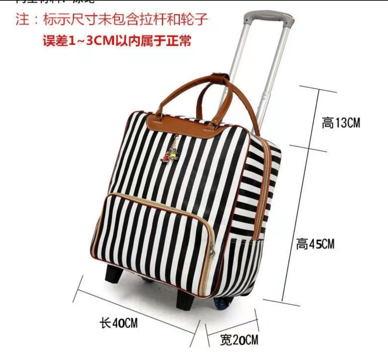 Trolley Travel Bag with 4 Universal Wheels