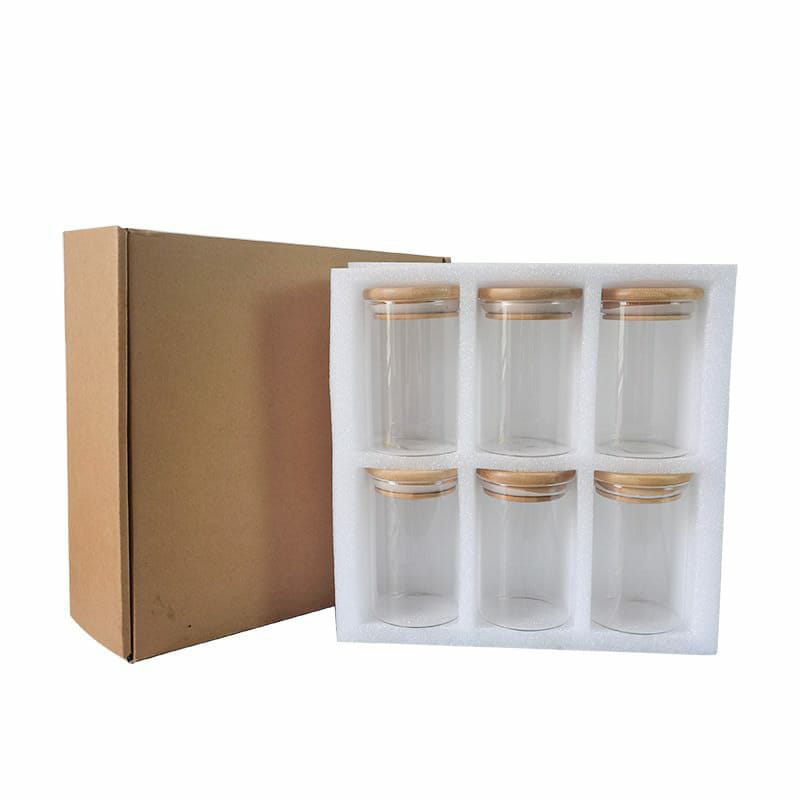 6pcs Spice High Borosilicate Jars