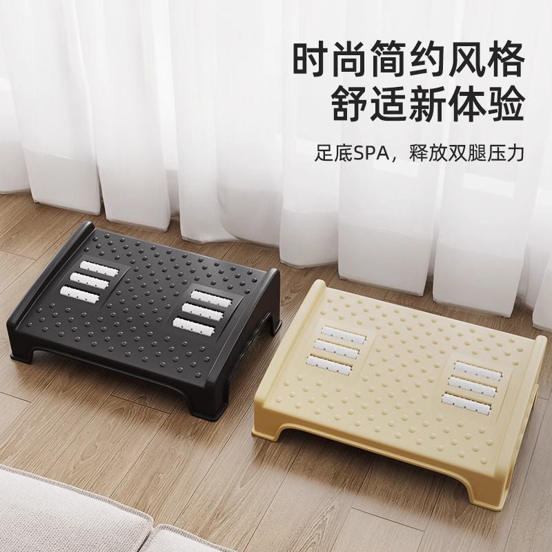 Ergonomic & nonskid foot rest/toilet stool for rest & pain relief