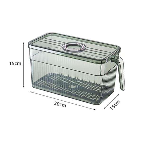 5Litres Acrylic Refrigerator Storage Containers With Handle
