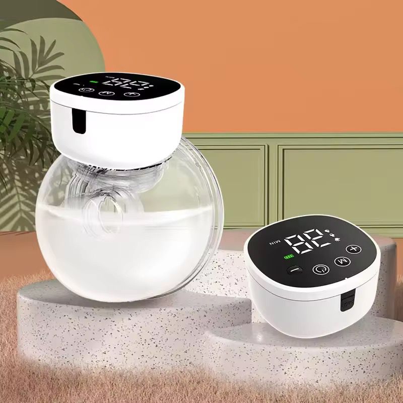 Wearable rechargeable electric breast pump