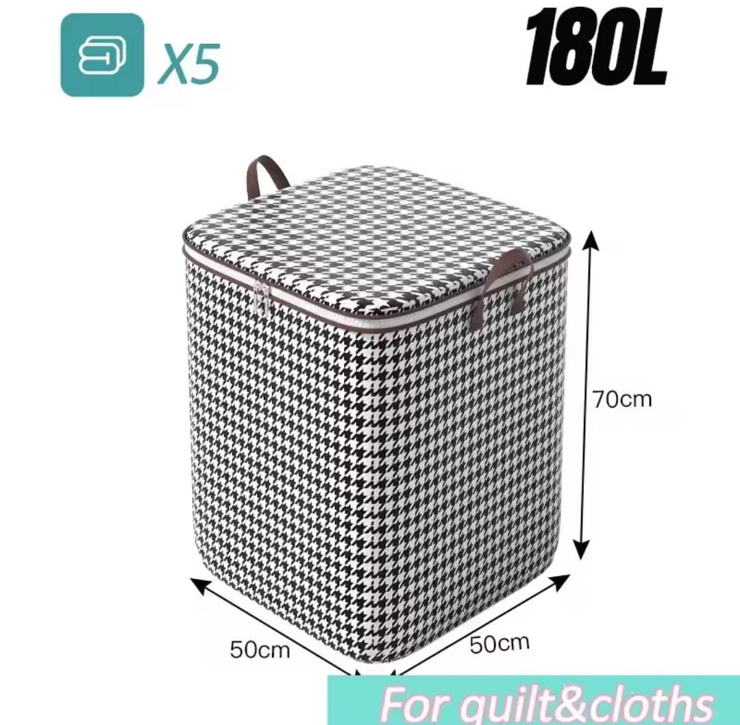 3pcs Set Non-Woven Zipper Storage Quilt Bag