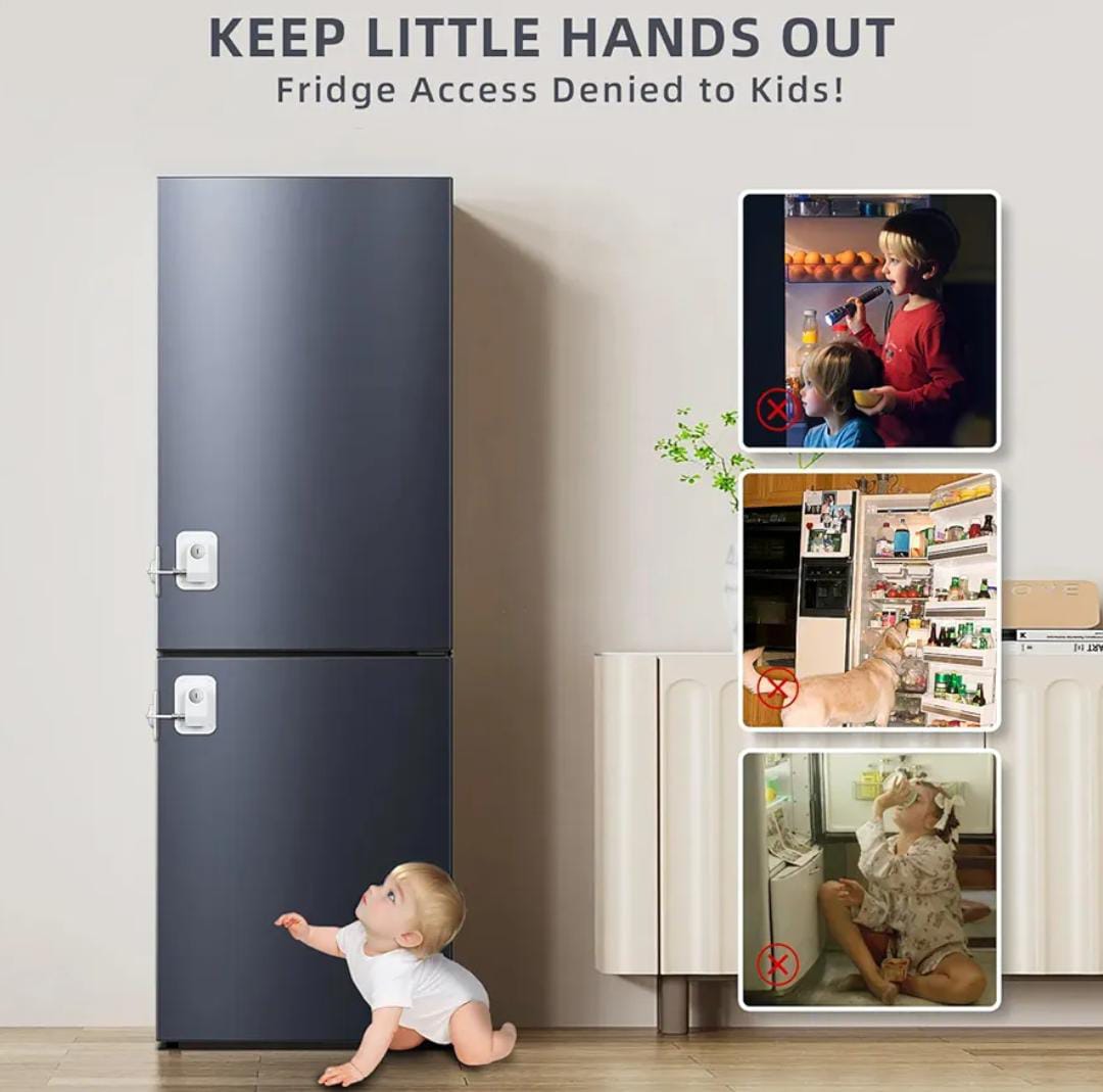 Baby Proofing Refrigerator Lock