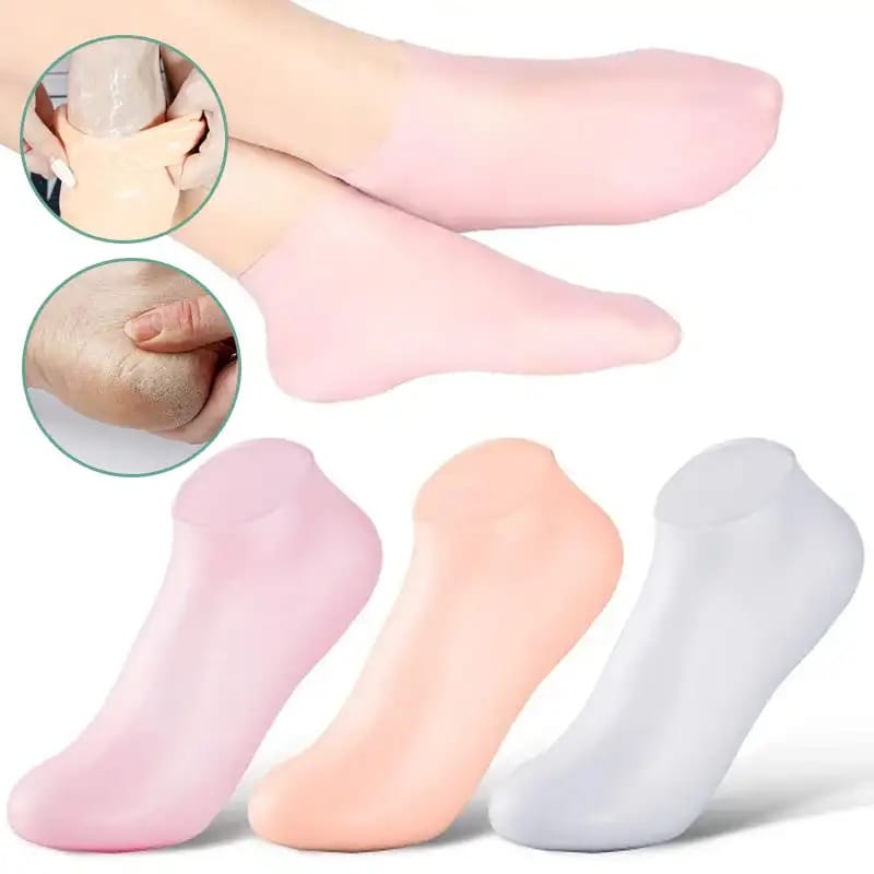 Silicone Moisturizing Spa Gel Heel Socks