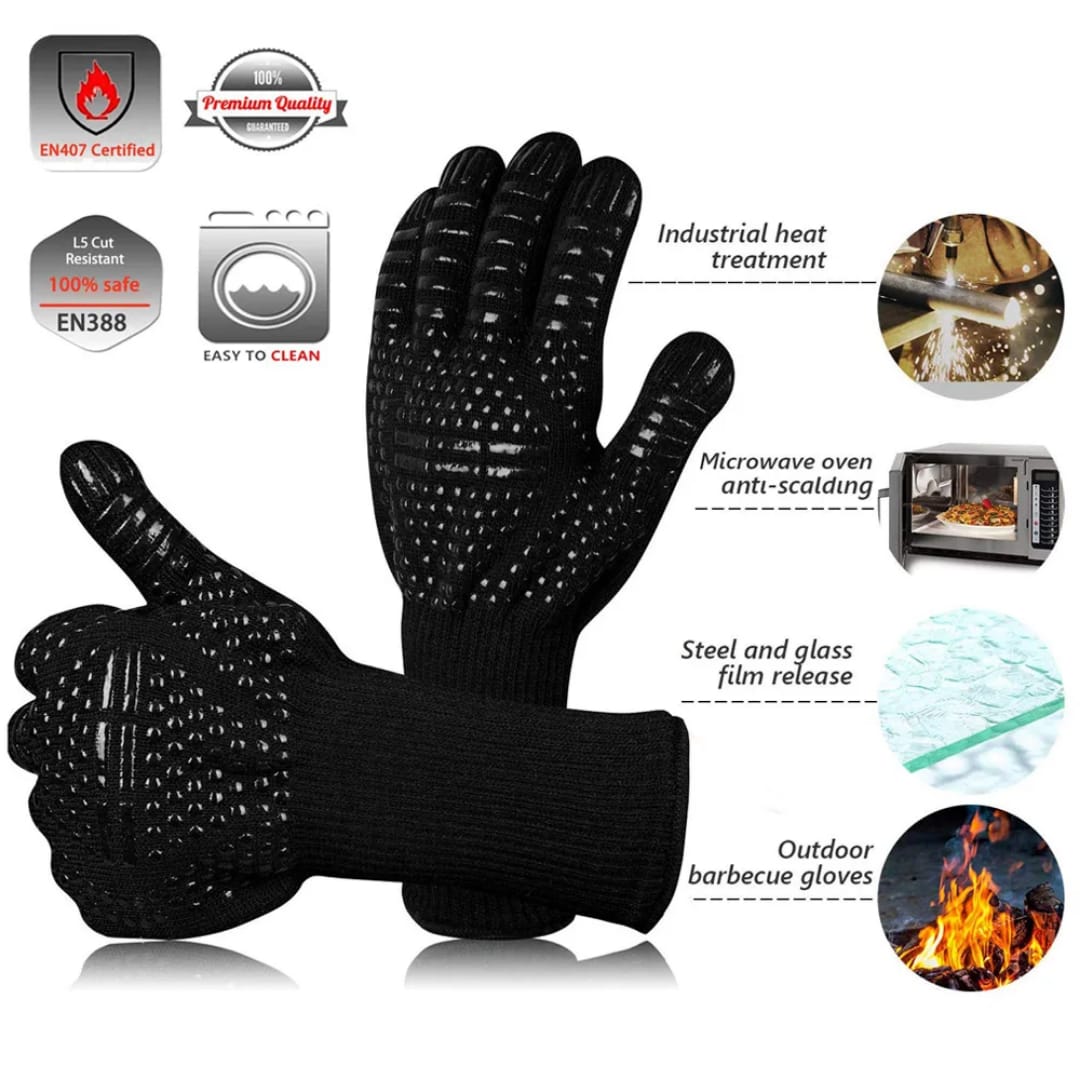 Barbecue Heat Resistant Gloves
