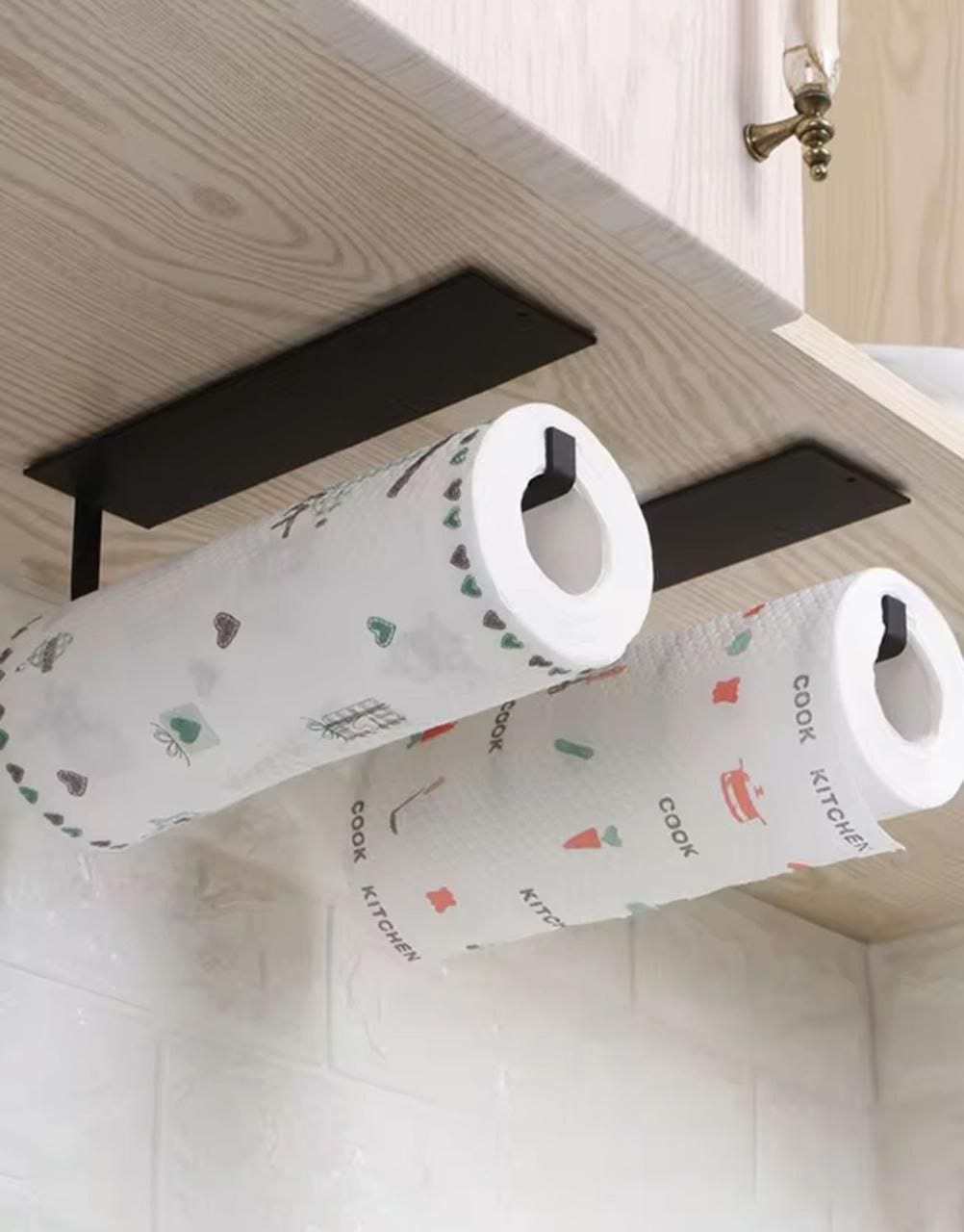 Undershelf Multipurpose Long Paper Towel Holder