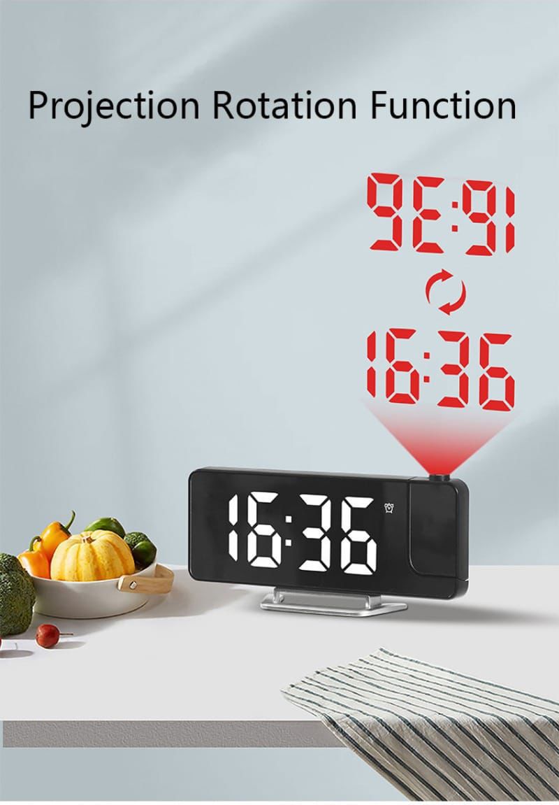 LED Digital Clock with Alarm for Table