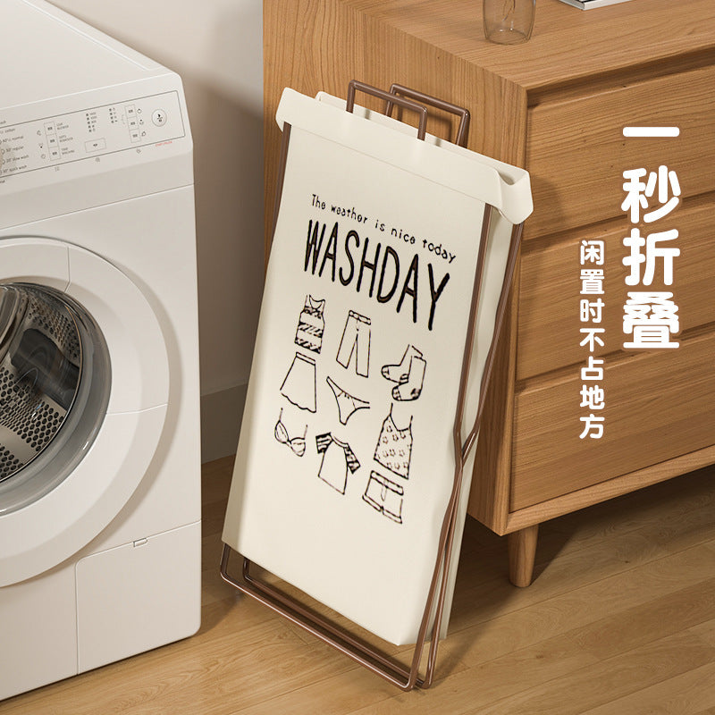 Large collapsible laundry basket