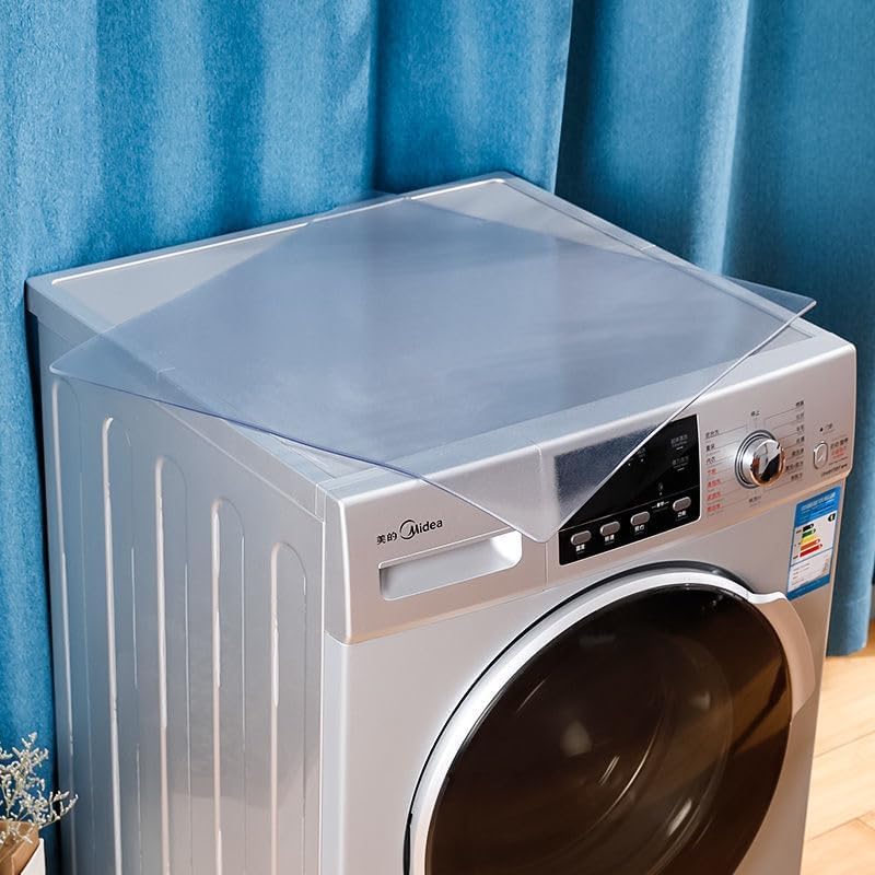 Transparent silicone washing machine/fridge top mat