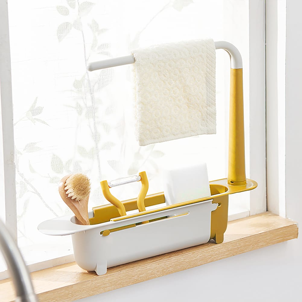 Telescopic Shelf Kitchen Sinks Organizer