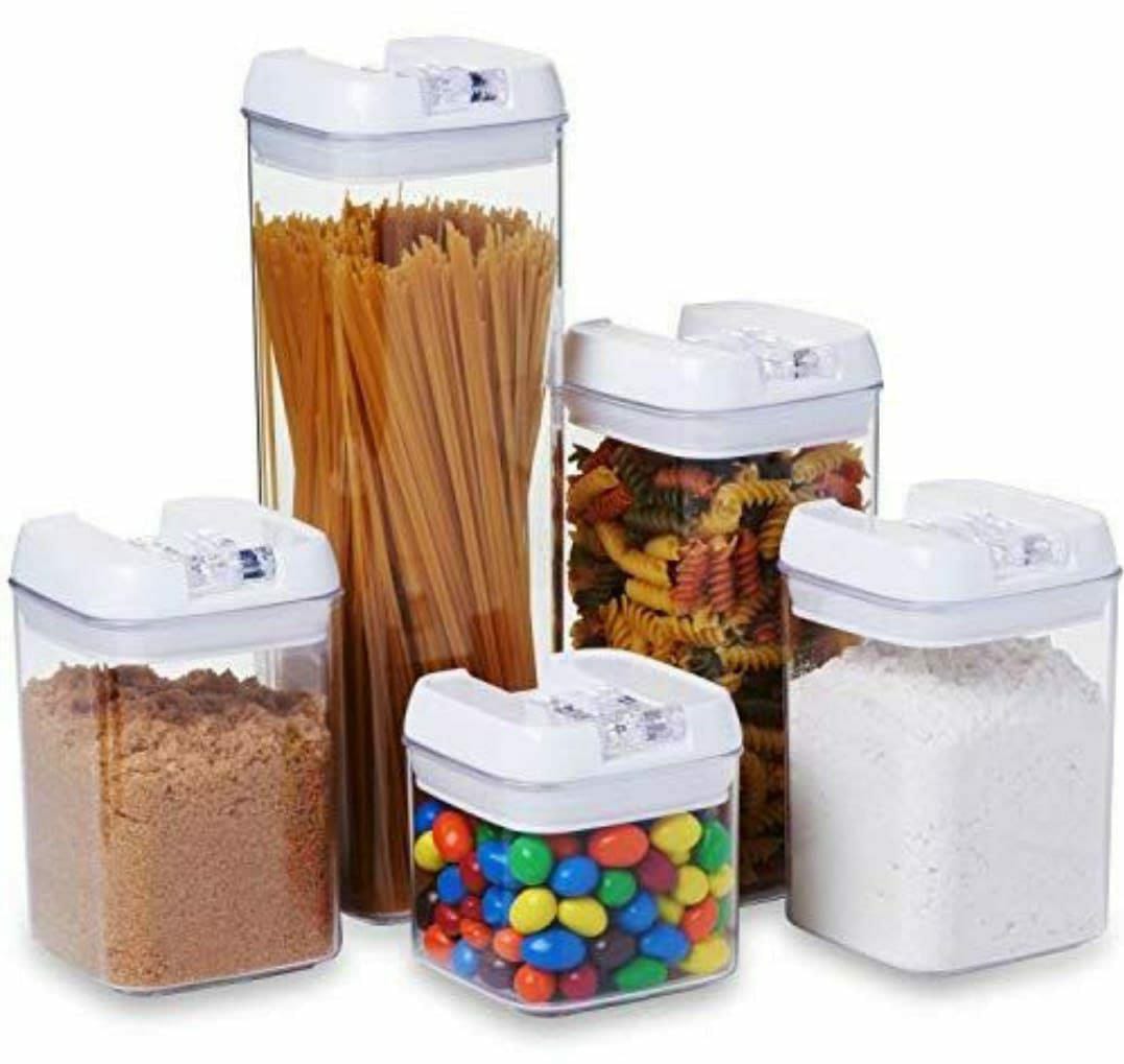 5pcs set airtight food storage containers