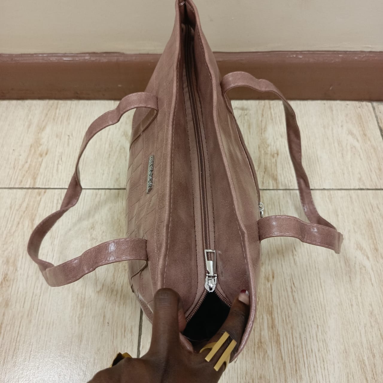 Stone pattern women tote bag