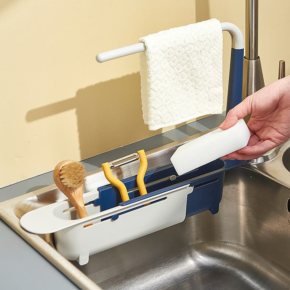 Telescopic Shelf Kitchen Sinks Organizer