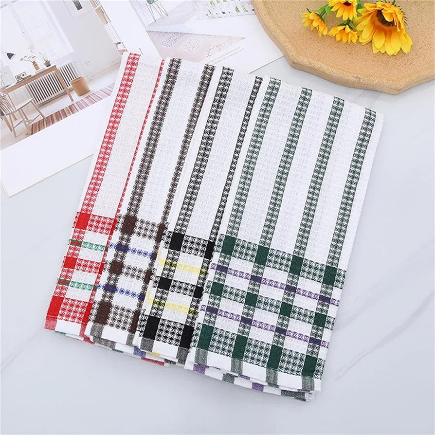 100% Cotton 4pcs Set Striped Towels