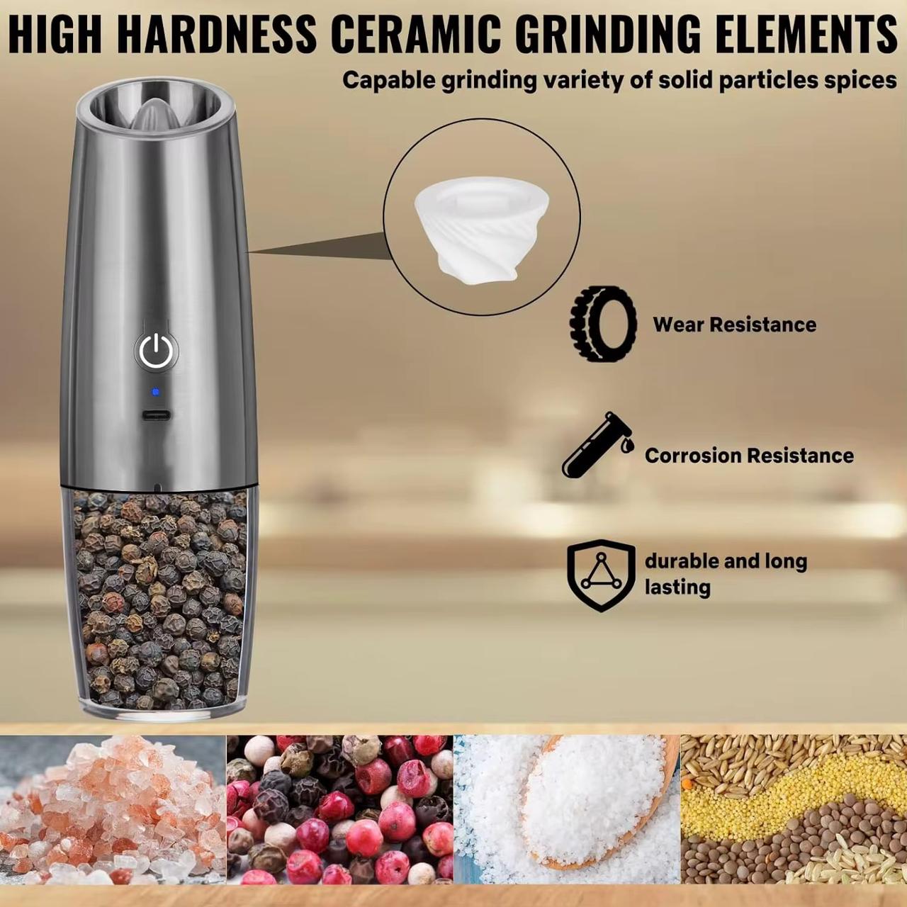 Rechargeable Electric Salt/Pepper Grinder