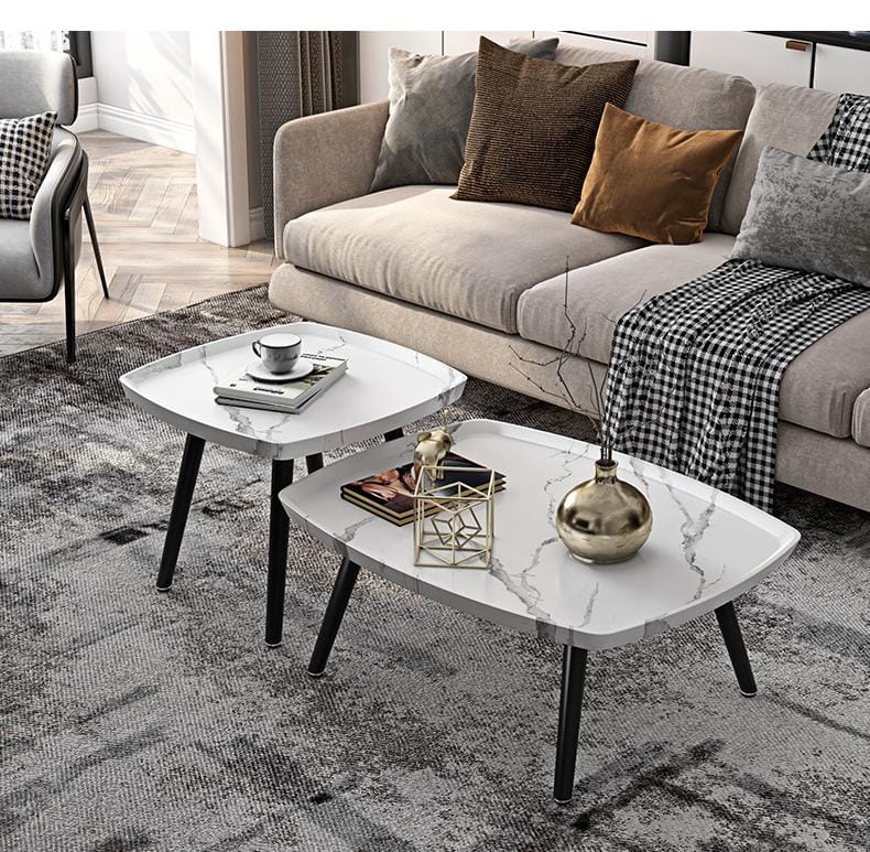 2Pcs Set Coffee Table