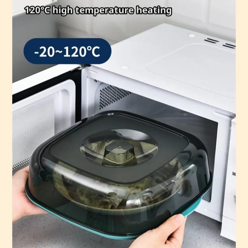 Square Acrylic Clear Food cover with Base Dish