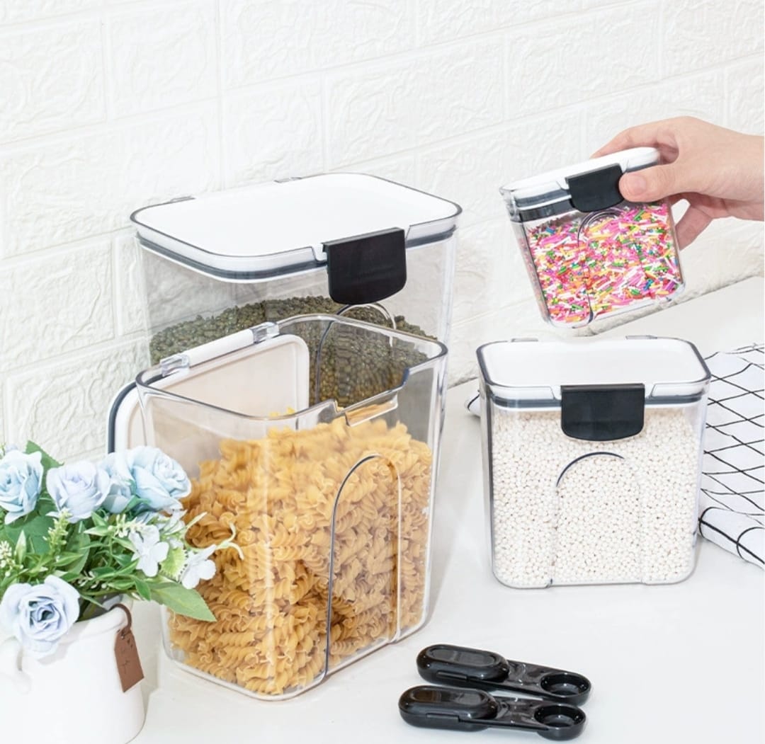 4Pcs Set Airtight Food Storage Containers