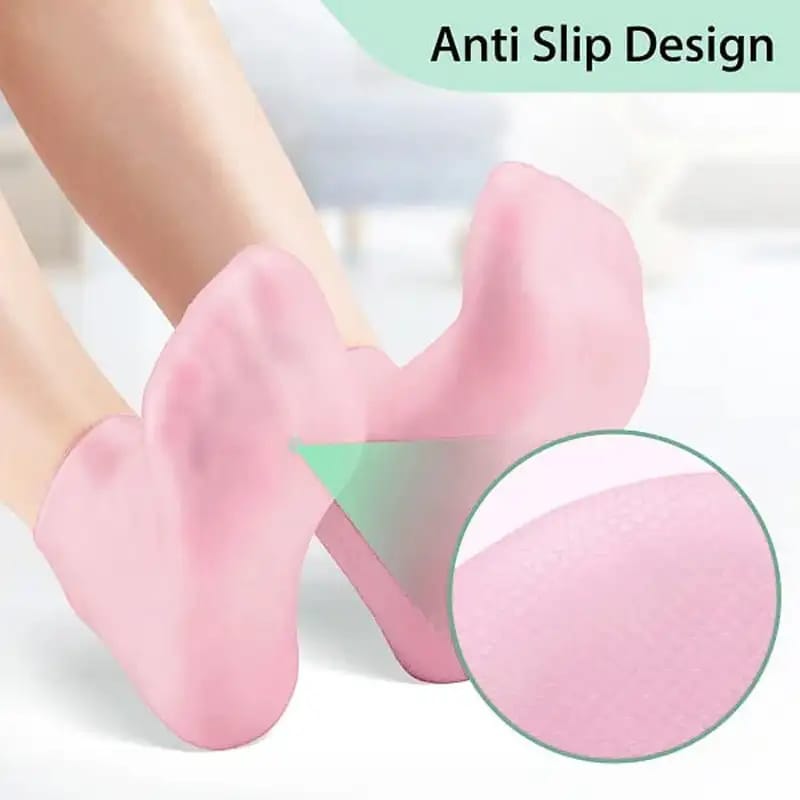 Silicone Moisturizing Spa Gel Heel Socks