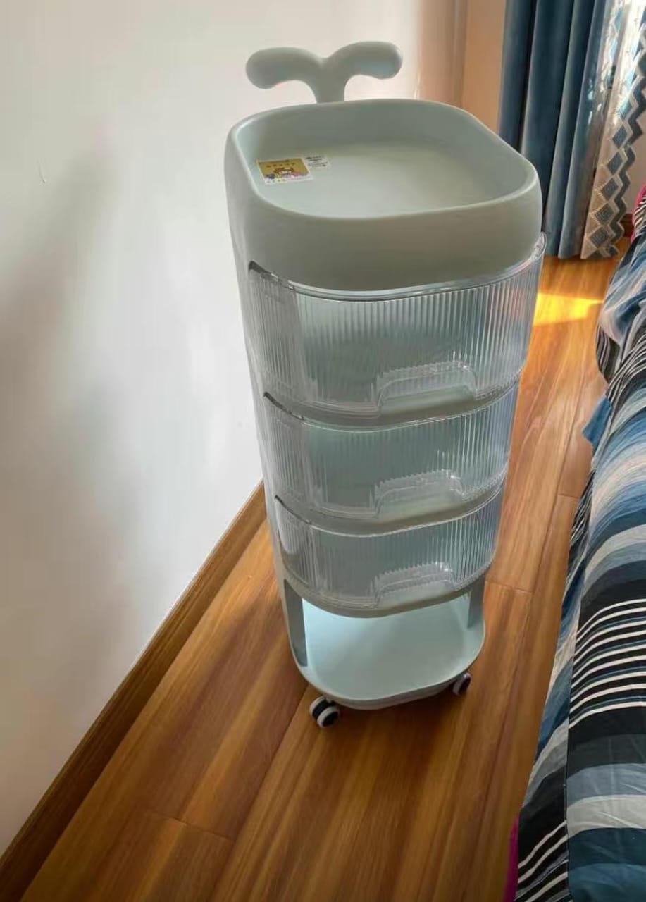 4 tier organizer trolley with wheels