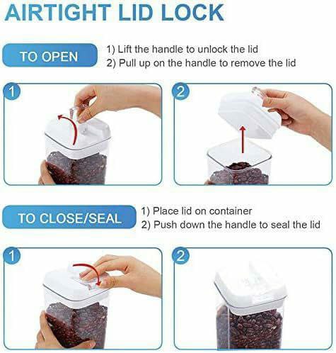 5pcs set airtight food storage containers