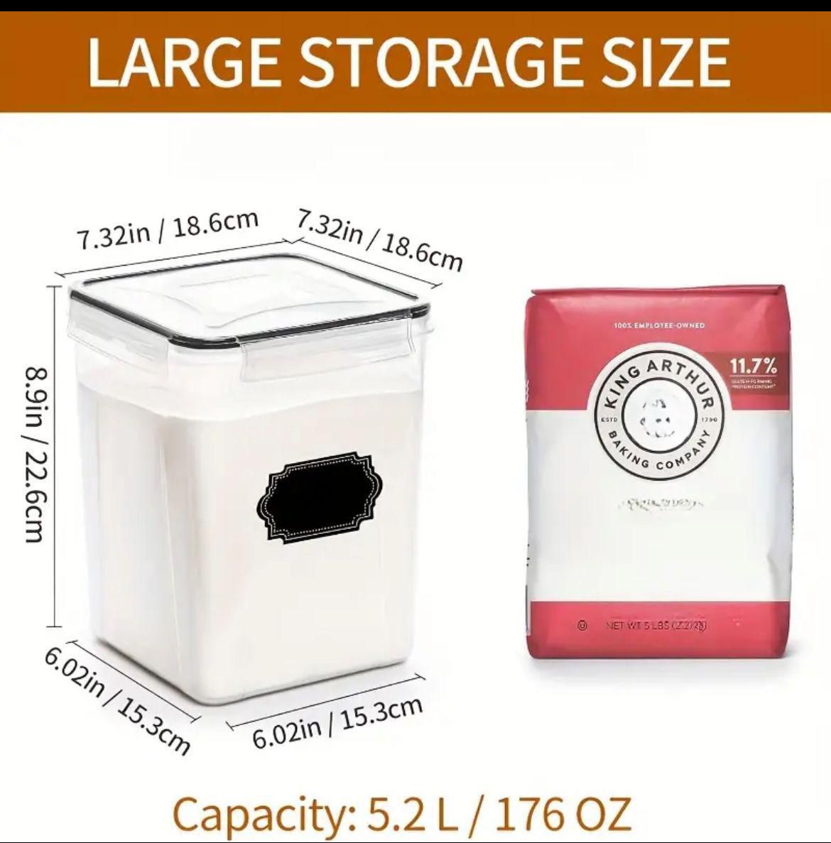 4pcs Set BPA-Free Airtight Food Storage Containers