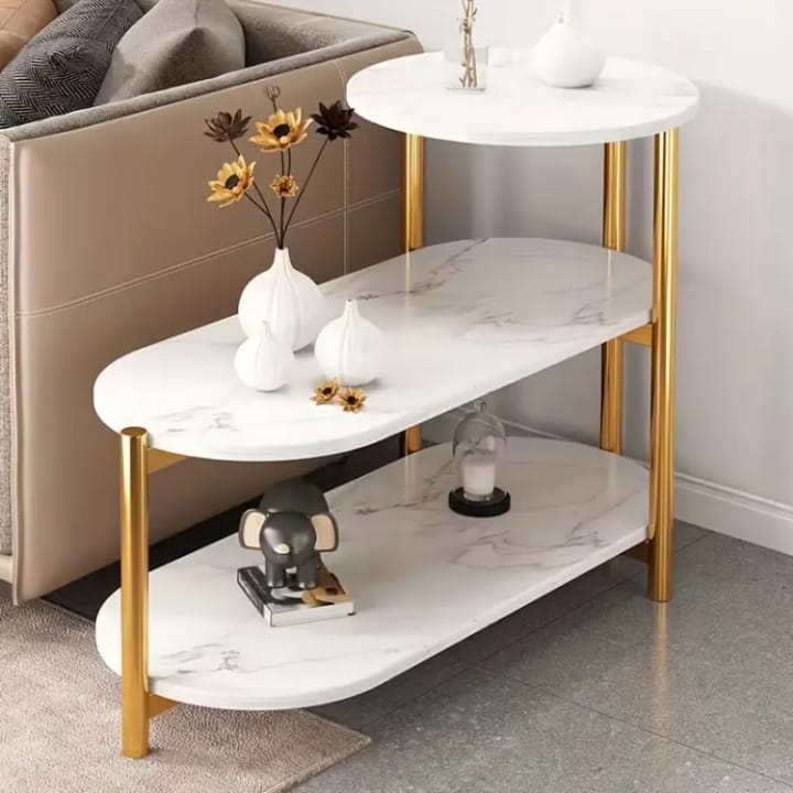 Modern luxury marble coffee side table