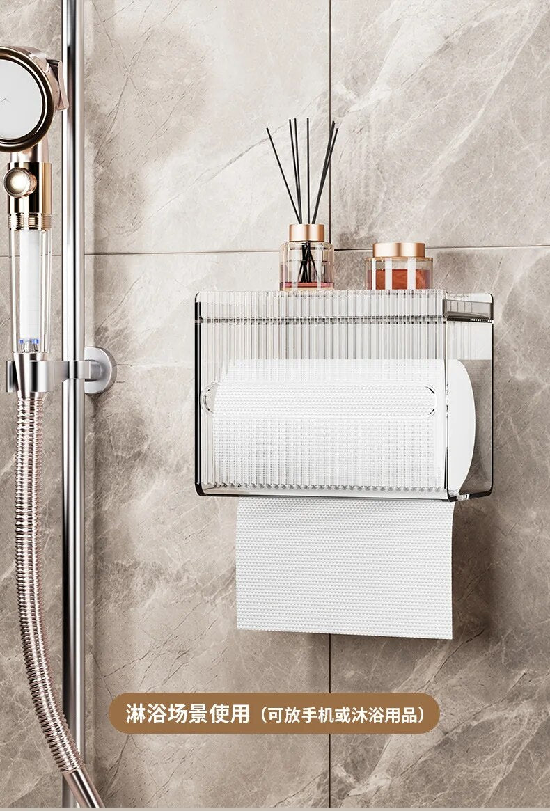 Wall Mounted Toilet Tissue Box