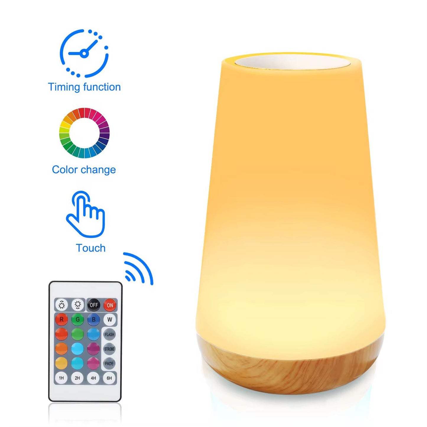 USB Rechargeable LED Table Lamp With Remote Control