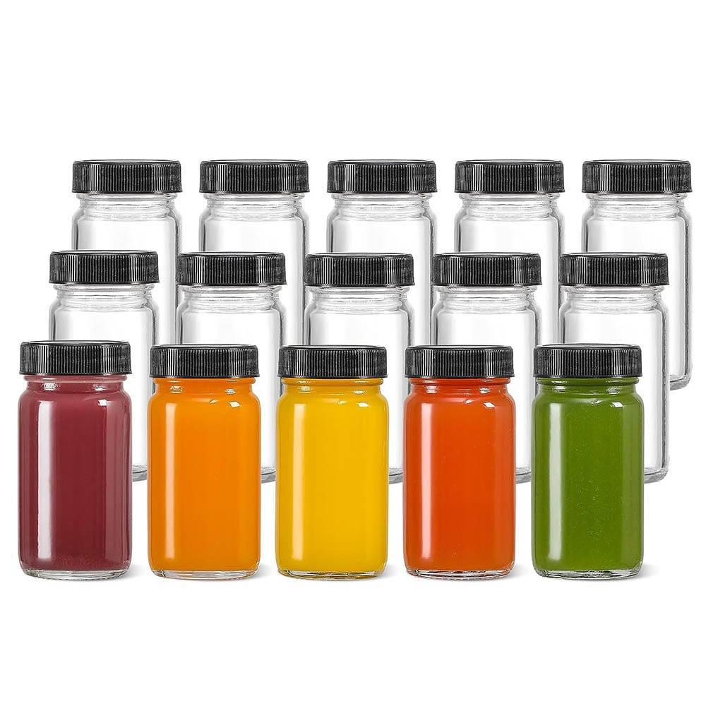 5pcs Set Gingershots Glass Bottles