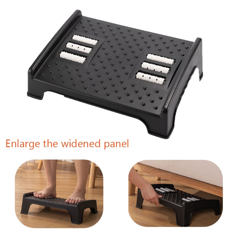 Ergonomic & nonskid foot rest/toilet stool for rest & pain relief