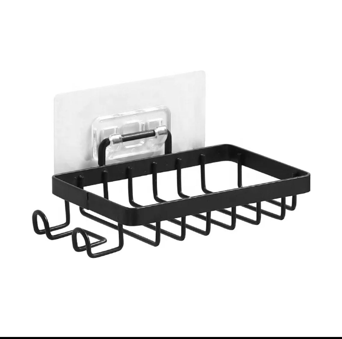 Heavy metallic single soap dish