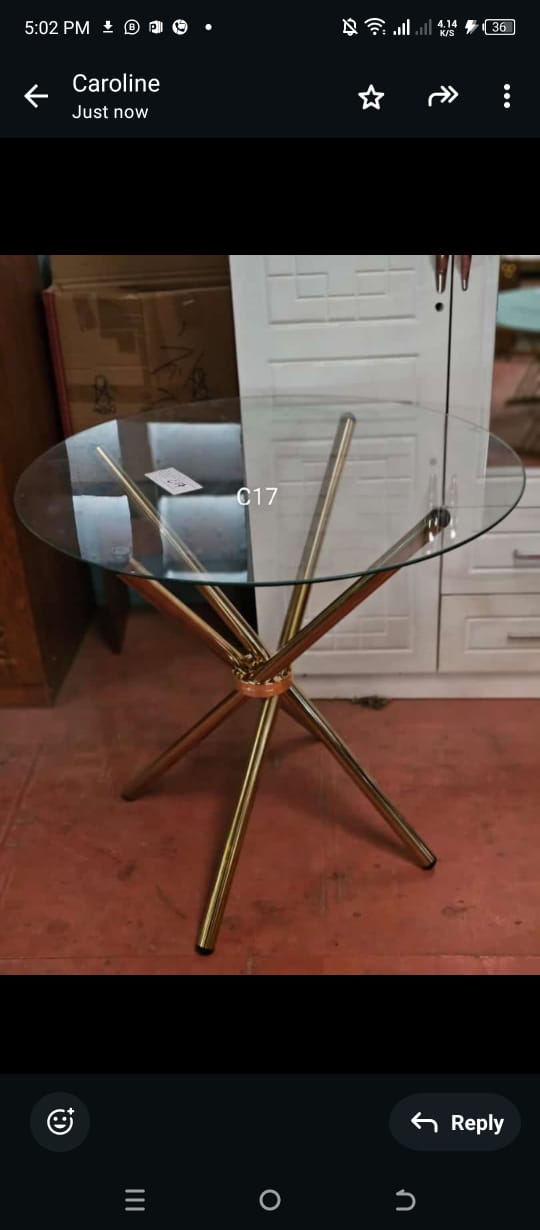 Ameirah Glass Dining Table